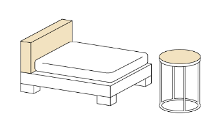 ベッドヘッドやホテル家具の表面